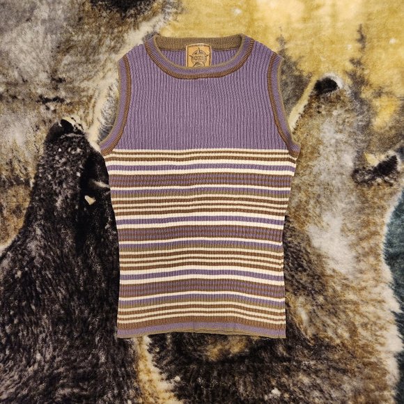 vintage striped vest - Picture 2 of 6